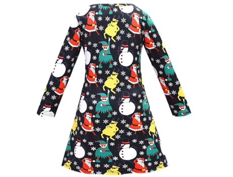 Disfraces navideños cosplay vestido infantil set 150