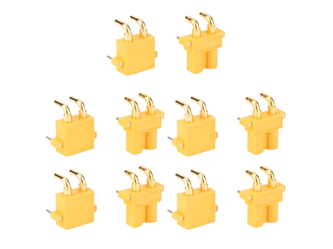 Conector Xt30pw De Ángulo Recto De 5 Pares Macho-hembra Para Motor Esc De Drones Fpv