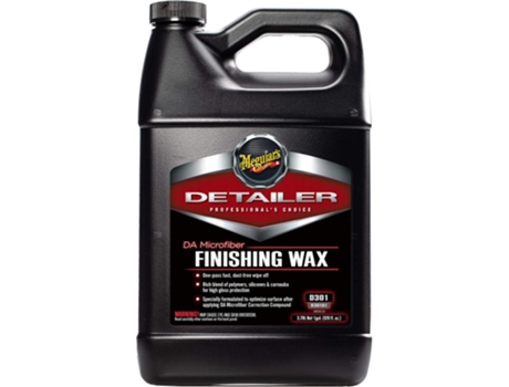 Producto de Limpieza MEGUIARS Cera De Acabado Microfiber Finishing Wax 3,78 Lt