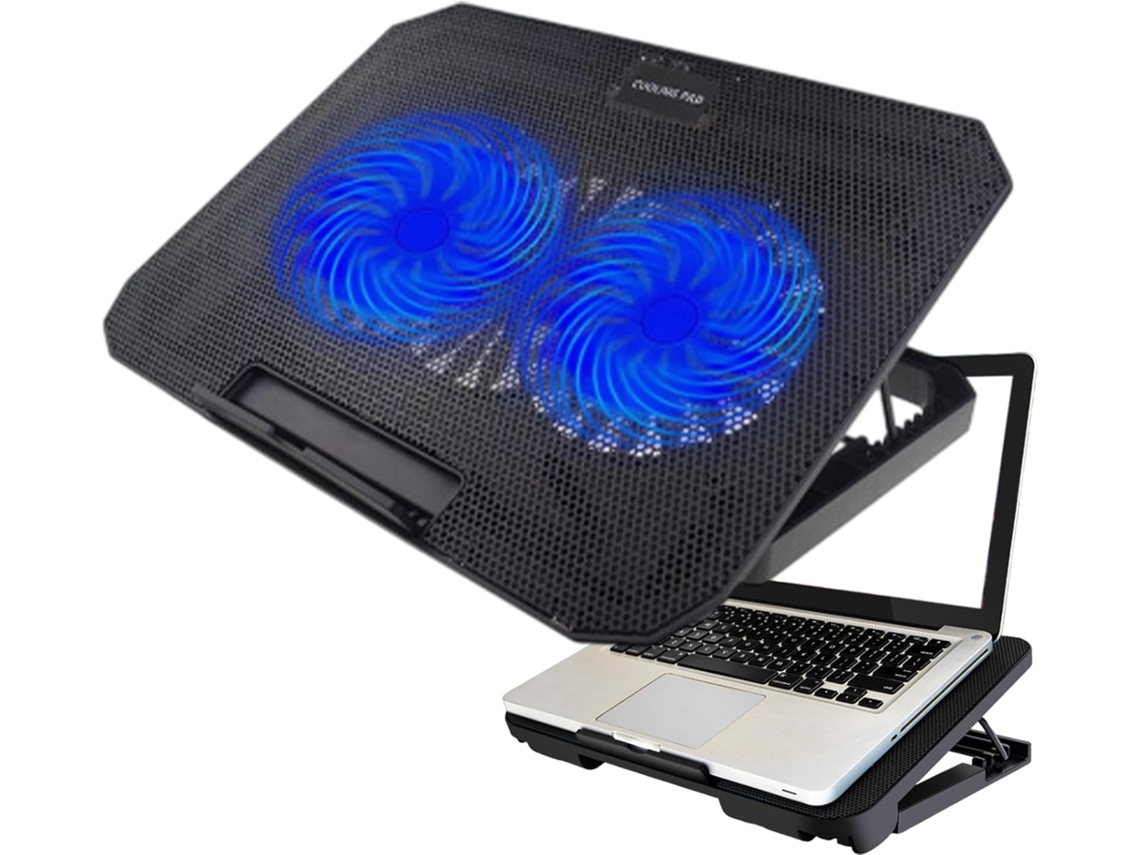 Radiador De Refrigeración Para Portátiles Gaming Con Ventilador - Compatible Con Portátiles Y Tablets De 15,6 Pulgadas