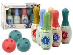 Juego de 6 bolos de colores para juegos arcade B.active