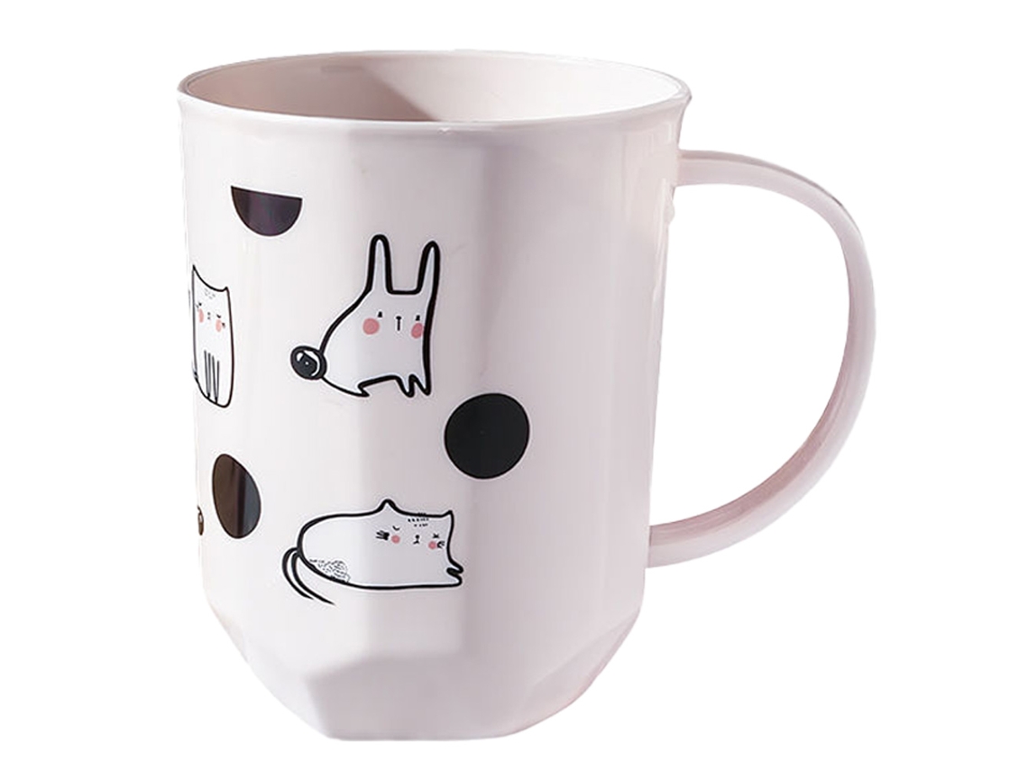 EIOORORRIY Caneca Para Escova De Dente Inquebrável Com Desenho De Gatos Cartoons