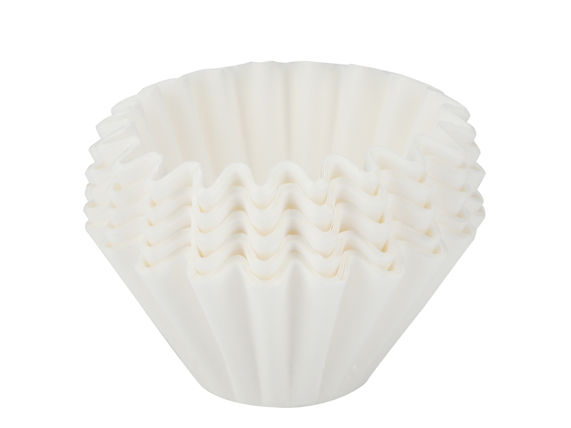 50 Filtros De Café Desechables De Papel Corrugado, Con Forma De Taza, Para Reemplazar Pasteles, De Alta Calidad.
