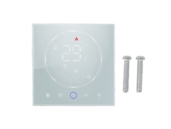 Termostato Inteligente Programable Inalámbrico Con Pantalla Led Para Calefacción De Agua, 13mm Empotrado, Blanco Ac95‑240v