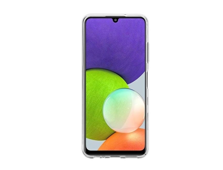 Funda para Samsung Galaxy A22 MYWAY Piel Sintética Textura Suave Transparente