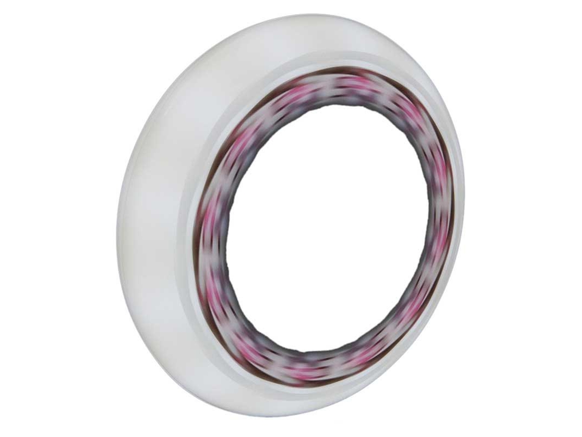 Rodas de Patins Flashing 2 Unidades Transparente 90 Mm / 85Atempish