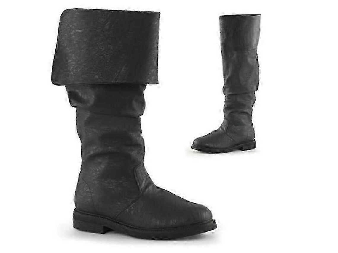 Botas Medievales De Cuero Jack Sparrow Pirata Renacimiento Larp Disfraz Botas De Guerrero Vintage Para Hombre