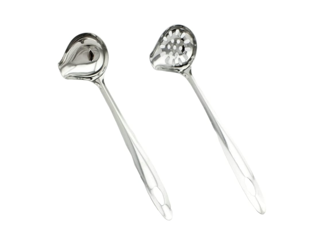 Colher Escorredora De Aço Inoxidável: Feita De Aço Inoxidável Para Maior Durabilidade E Praticidade.brconcha