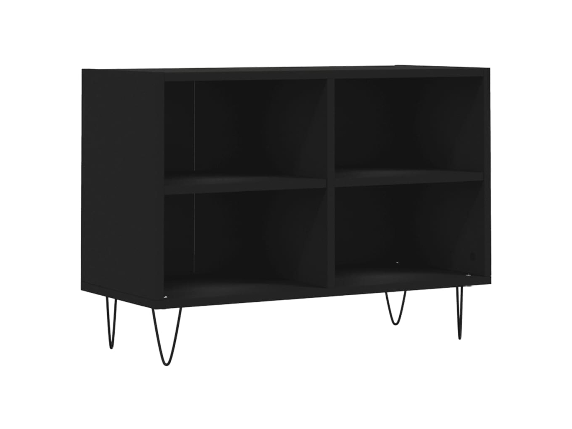 Mueble De Tv VIDAXL Negro Madera contrachapada (69,5x30x50 cm )
