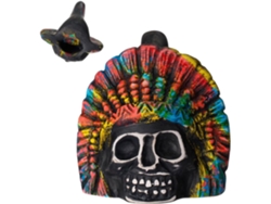 Silbatos de la Muerte Aztecas | Silbato de Calavera de Guerra Demoníaca | Silbatos de Guerra Aztecas | Auténticos zumbidos de Slowmoose