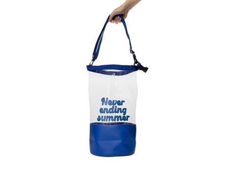 FISURA – Bolsa estanca impermeable “summer”. Bolsa impermeable de 5 litros azul. Bolsa seca con cierre enrollable y correa de hombro. 29 x 41,5 cm...