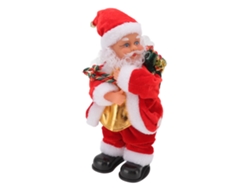 Muñeco electrónico de Papá Noel bailarín con mochila de regalo