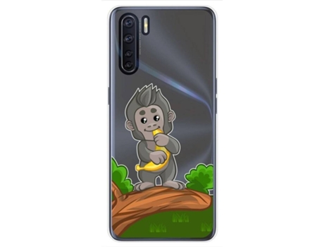 Carcasa Oppo A91 TUMUNDOSMARTPHONE Dibujos Transparente Multicolor
