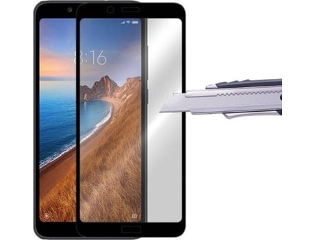 Protector de Cristal Templado Xiaomi Redmi 7A 5D Negro