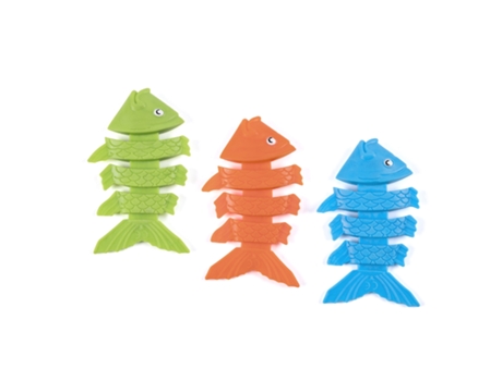 Juego de Piscina Squiggle Wiggle con Peces de Colores Azul Naranja Verde para Niños a Partir de 3 Años BESTWAY