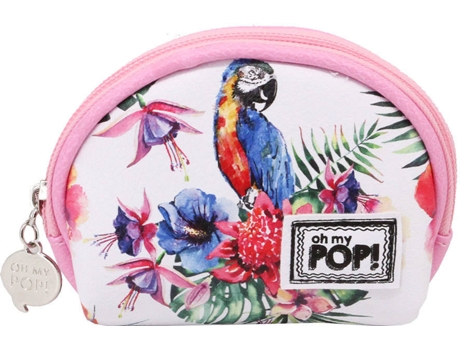 Monedero OH MY POP! Papagaio Oval (Blanco - 9x11.5x4.5cm)