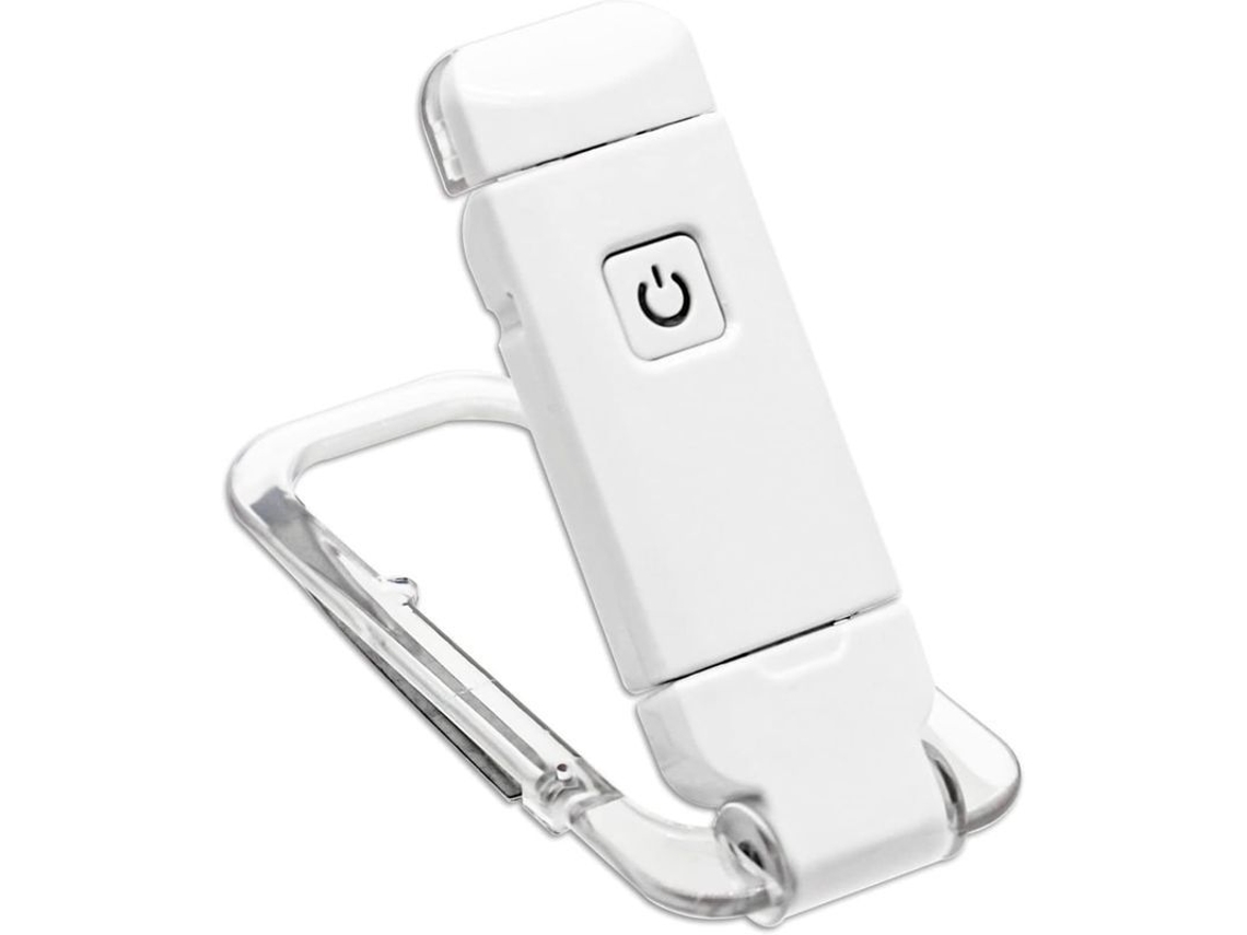 Lámpara De Lectura Con Clip, Carga Usb, Flexible Y Portátil, Luz Suave Para Proteger Los Ojos, Compacta Y Duradera.
