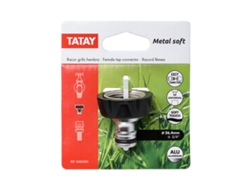 TATAY Metal Soft - Conector Universal para Grifo de 3/4 Hembra. Racor Aluminio