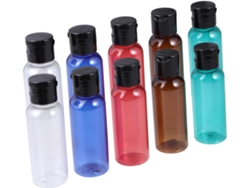 Paquete De 10 Botellas De Viaje De 50 Ml Con Tapa.