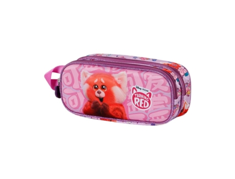 Red Yaay Estuche Portatodo 3D Doble, Rosa