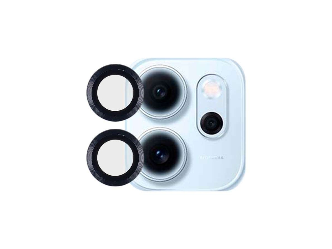 Cubre Objetivo Negro Para Oppo Reno 14f
