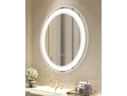 Succebuy Espejo De Tocador Redondo Antivaho 3 Colores Montaje Pared 600 X 21,6 Mm
