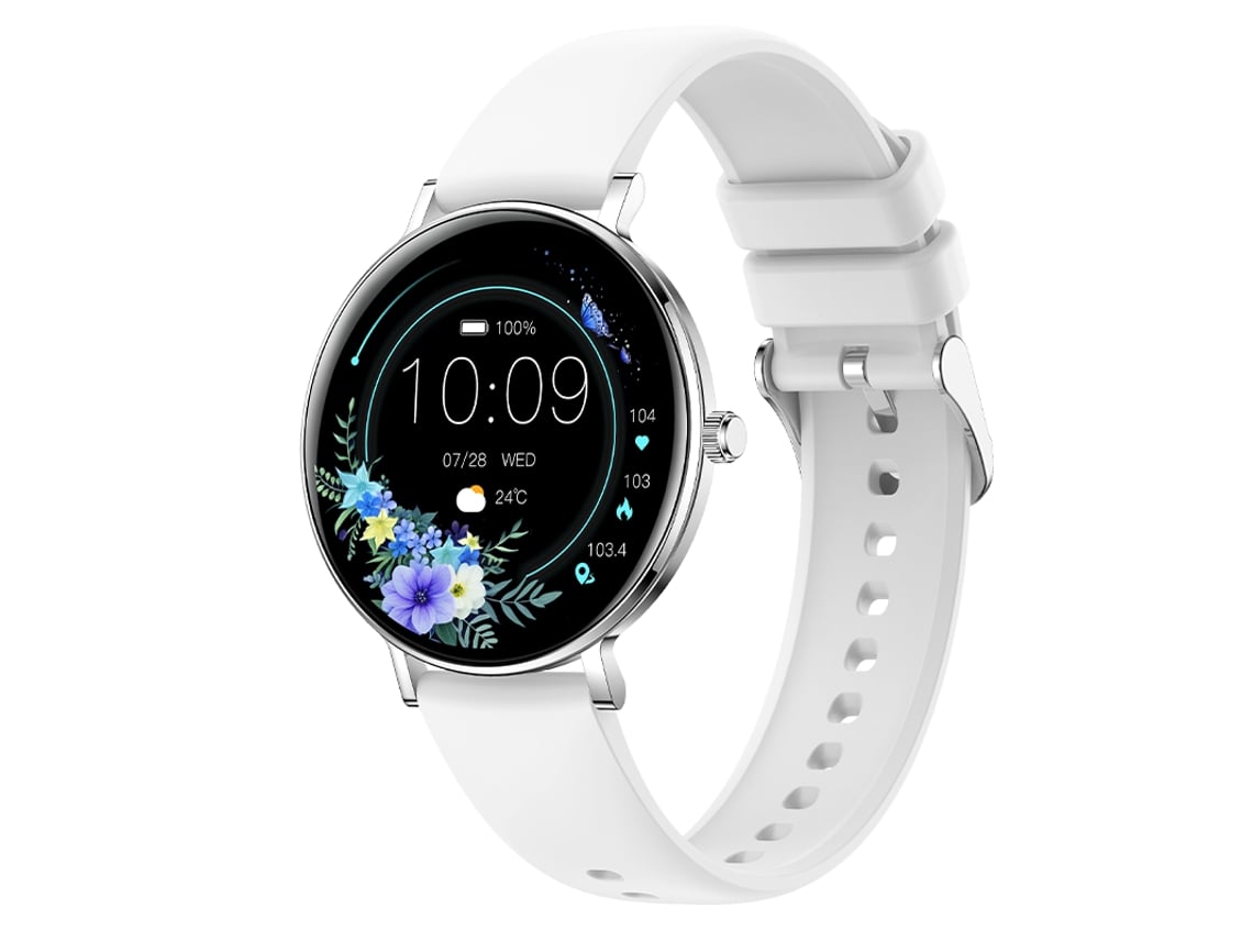 Reloj Inteligente I232 Con Pantalla Amoled De 132 Bluetooth Llamadas Y Certificación Ip68 Blanco.
