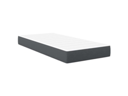 Maison Exclusive - Colchón De Cama Con Colchón Gris 90 X 200 Cm Tela
