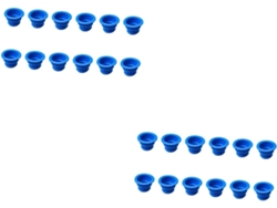 Juego de 24 tapones telescópicos de silicona para desagüe de fregadero, antidesbordamiento para cocina y baño, Slowmoose