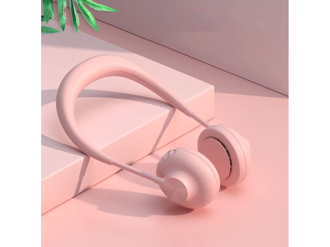 Mini Ventilador Portátil Colgante Para El Cuello Exteriores Ideal Deportes Al Aire Libre Mini Usb