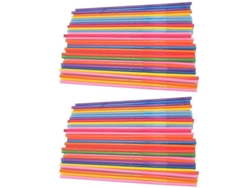 450 Pajitas De Plástico Flexibles, Pajitas Para Secador De Pelo Para Fiestas, Recuerdos De Fiesta