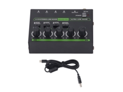 Mixer EOOCOO (4 Canais Estéreo, Ultra baixo Ruído)