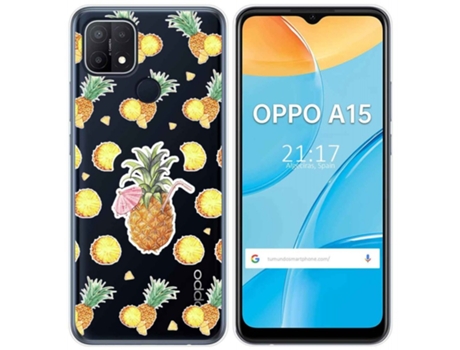 Carcasa Oppo A15 TUMUNDOSMARTPHONE Dibujos Transparente Multicolor
