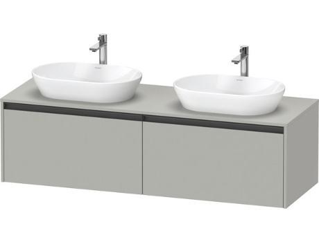 Mueble DURAVIT Ketho.2 bajo lavabo hueco para lavabo en ambos lados 1600x459x550mm K24889B