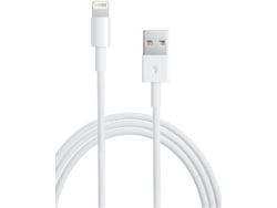 Cable APPLE MD818ZM/A (USB - Lightning - 1 m - Negro) — Lightning y USB | iPhone 5|5s
