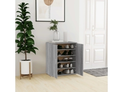 Zapatero Organizador 60X35X70 Cm Derivados de Madera Sonoma Gris