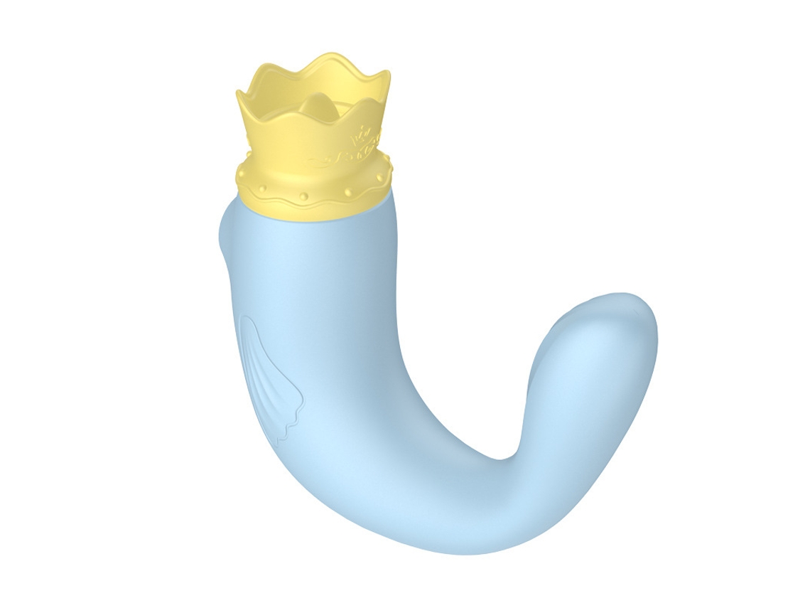 Vibrador de succión para lamer la lengua 3 en 1 con múltiples modos para mujeres (azul) YIZHOOD
