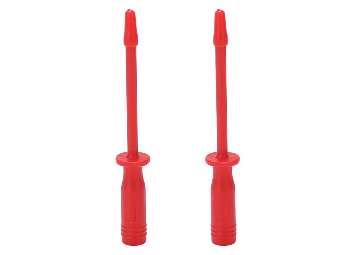 Juego De 2 Puntas De Prueba Redondas De 4 Mm Para Multímetro Automotriz Para Medición De Voltaje Y Circuitos, Cat Iii 1000v 10a