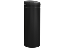 Cubo de basura de 50 litros con sensor de movimiento y cierre suave, de acero inoxidable, para uso higiénico en la cocina.