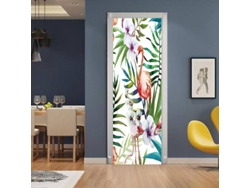 Mural de papel tapiz para puerta 3d de 2 piezas ALLINLESS