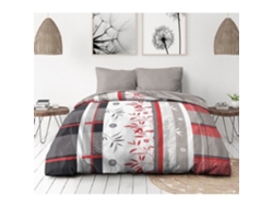 Juego De Cama Shikuoka De Microfibra Funda Nrdica De 240 X 260 Cm 2 Fundas De Almohada De 63 X 63 Cm Azul Home Linge Passion