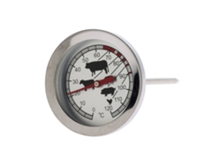 Termómetro para carne Well Home Barbecue de acero inoxidable Ø5,4 x 12 cm Wellhome