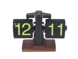Reloj de mesa digital retro (batería automática de 12 horas)