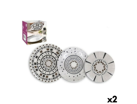 Vajilla INDE Barroc (2 Unidades) (12 pcs)