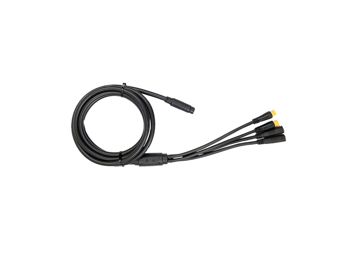 Cable De Conversión 1t4 Impermeable Para Accesorios De Pantalla De Control De Freno Y Acelerador De Bicicletas Eléctricas