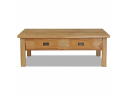 Maison Exclusive - Mesa De Centro Madera De Teca Maciza 100x60x35 Cm