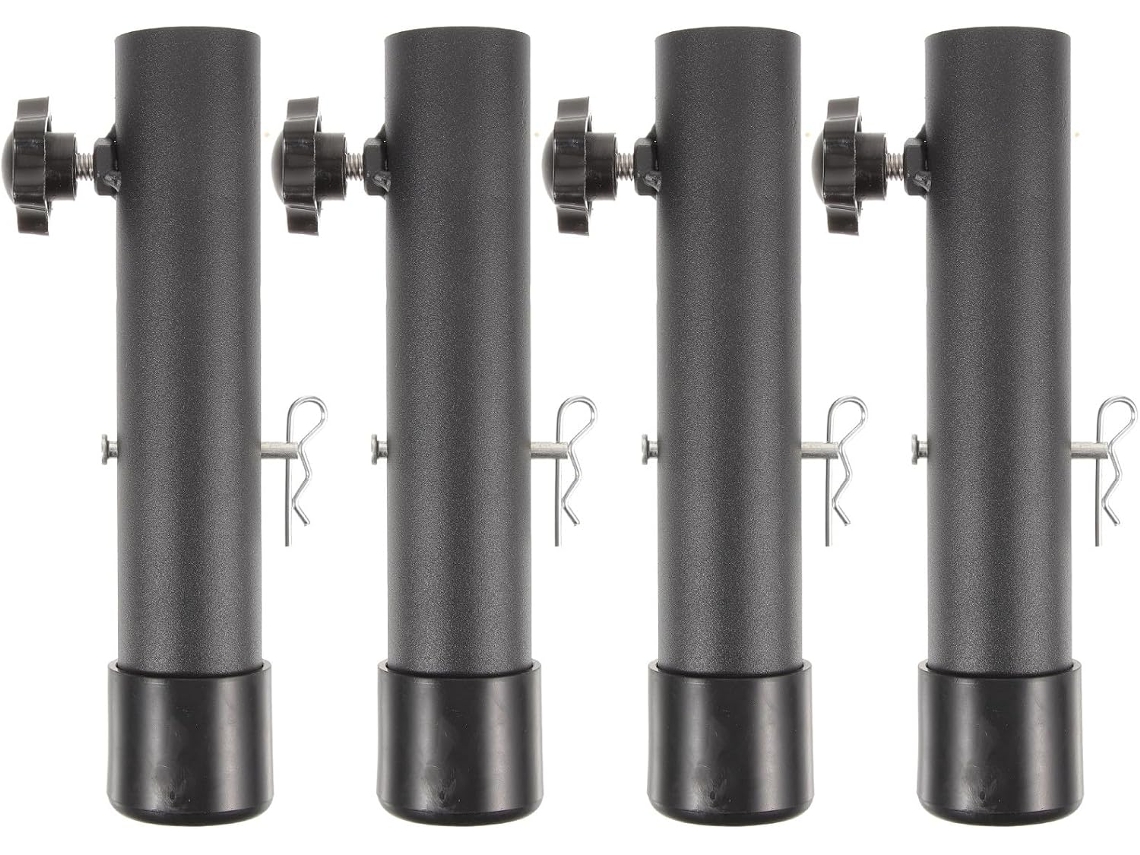 20 Extensiones Ajustables De Acero De 4 Cm Para Patas De Mesa Plegables (juego De 20)