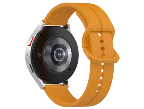Correa de Silicona 20mm para Samsung Galaxy Watch 5/Huawei Watch GT3 42mm - amarillo