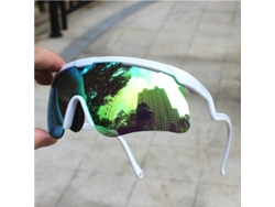 (Estilo 2) Gafas de ciclismo unisex, lentes de poliuretano, montura acrílica.