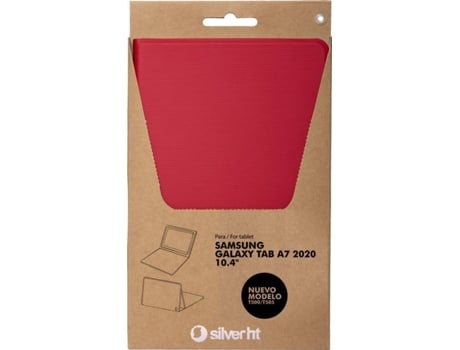 Funda Tablet Samsung Galaxy Tab A7 SILVERHT Rojo